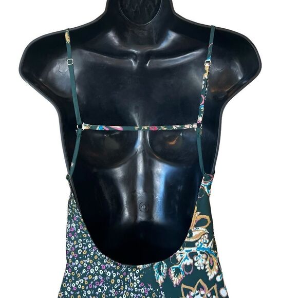 Intimately Free People Your Better Side Midi Slip Dress in Rosemary Combo - Picture 12 of 15